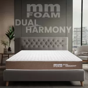 Dual Harmony Mattress Combo with Mattress Protector & Latex Pillow
