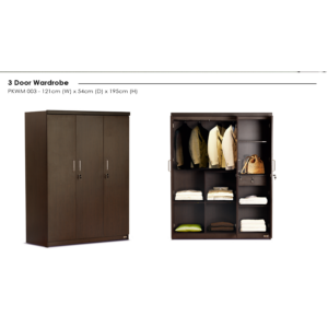3 Door Wardrobe PKWM 003