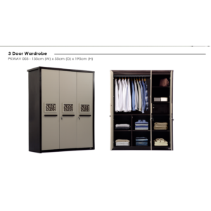 3 Door Wardrobe PKWAV 003