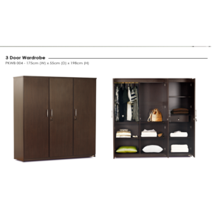 3 Door Wardrobe PKWB 004