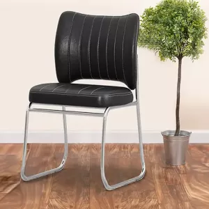 Royaloak Spike Leatherette Visitor Chair